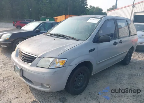 2001 Mazda Mpv Dx/Es/Lx z USA, uszkodzony, nr VIN JM3LW28G510182764